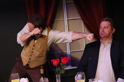 Joel Bryant in Table Manners at Little Fish Theatre in San Pedro, California