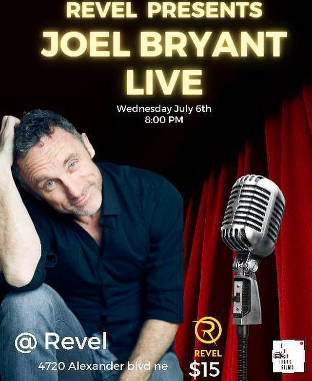 Joel Bryant, standup comedian, headlining Revel in Albuquerque, New Mexico