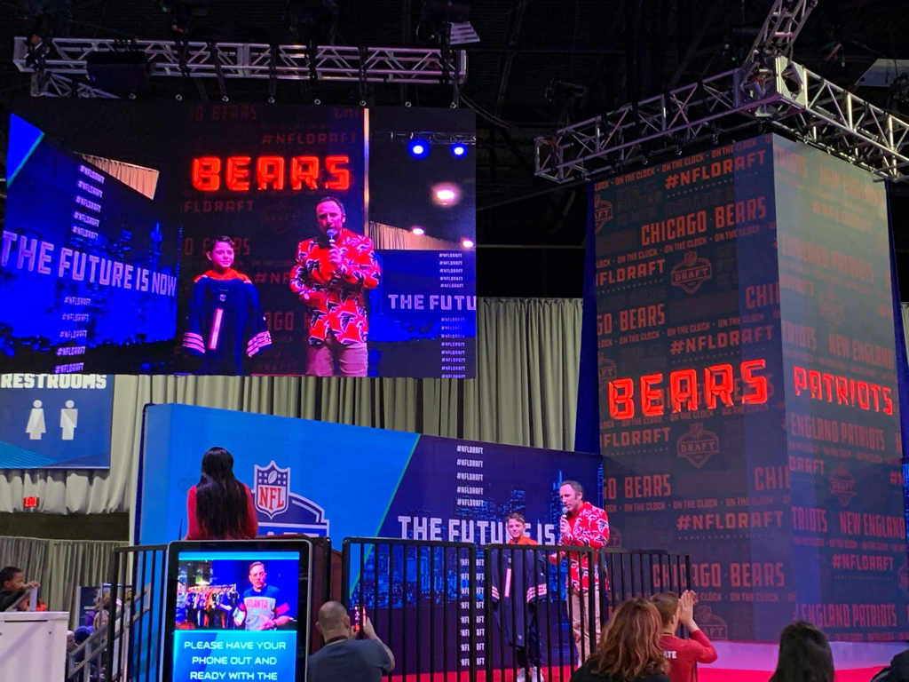 Hosting the NFL Fantasy Draft at the Super Bowl Experience